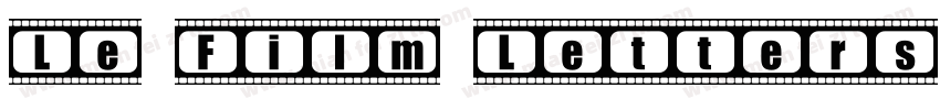 Le Film Letters字体转换